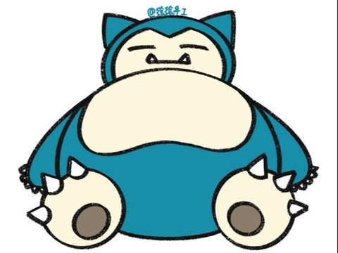 神奇宝贝卡比兽怎么画[图2]